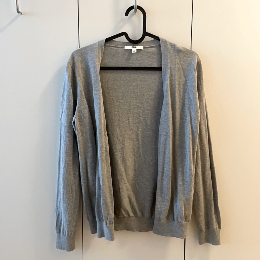 Uniqlo Gray Cardigan